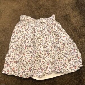 Hollister paisley ultra high rise skirt